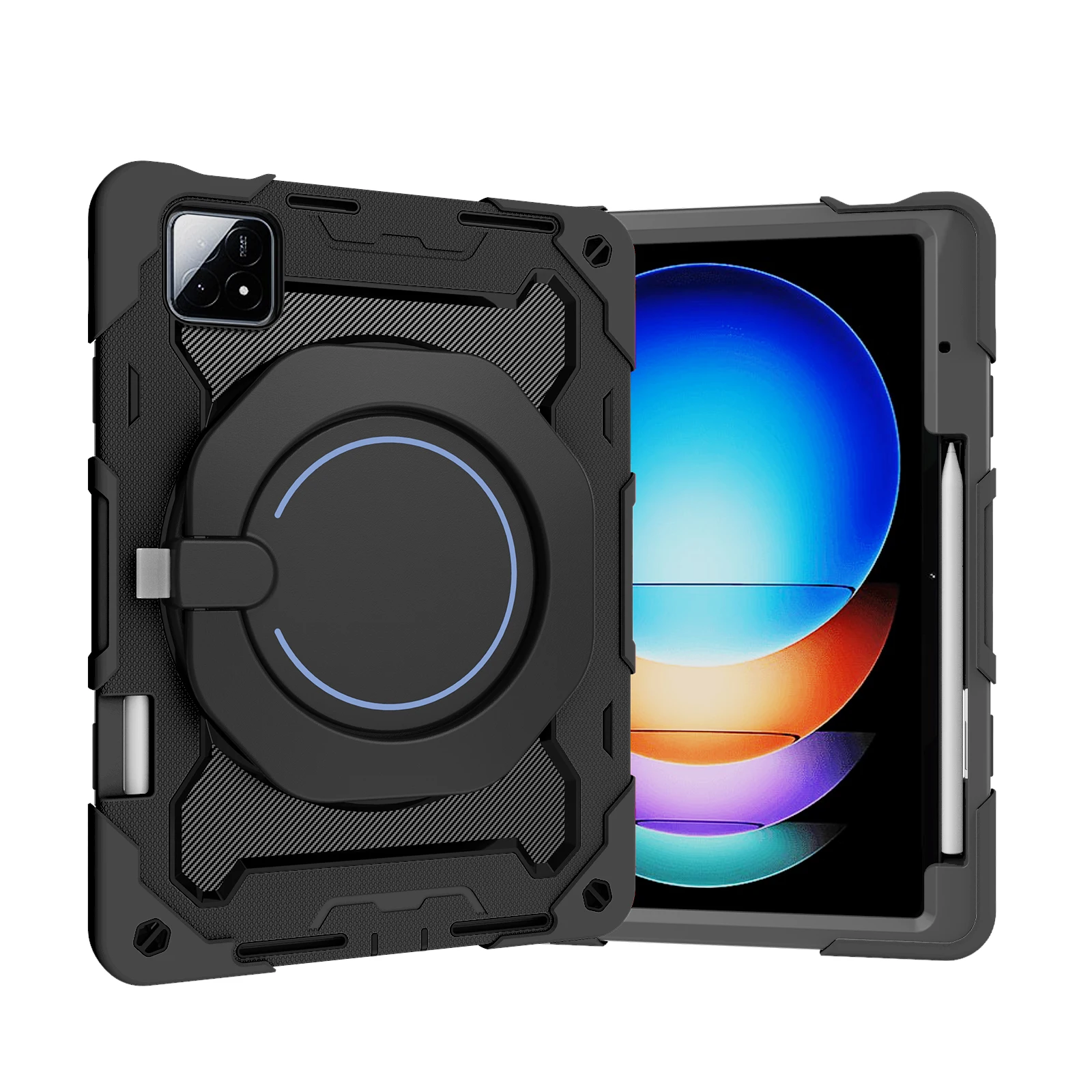360 Rotatable Armor Stand Case For Xiaomi Pad 6S Pro 12.4 2024 12.4" Heavy Duty Cover With Handle Grip 3-Layers Shockproof Funda
360 Rotatable Armor Stand Case For Xiaomi Pad 6S Pro 12.4 2024 12.4" Heavy Duty Cover With Handle Grip 3-Layers Shockproof Funda