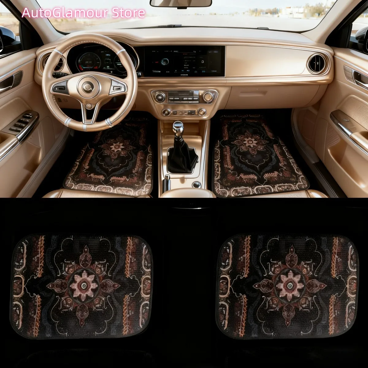 2026 Persian Style Car Floor Mats - 4-Piece Set of Red Retro Oriental Design Car Floor Mats, Non-Slip and Waterproof, Universal
2026 Persian Style Car Floor Mats - 4-Piece Set of Red Retro Oriental Design Car Floor Mats, Non-Slip and Waterproof, Universal
