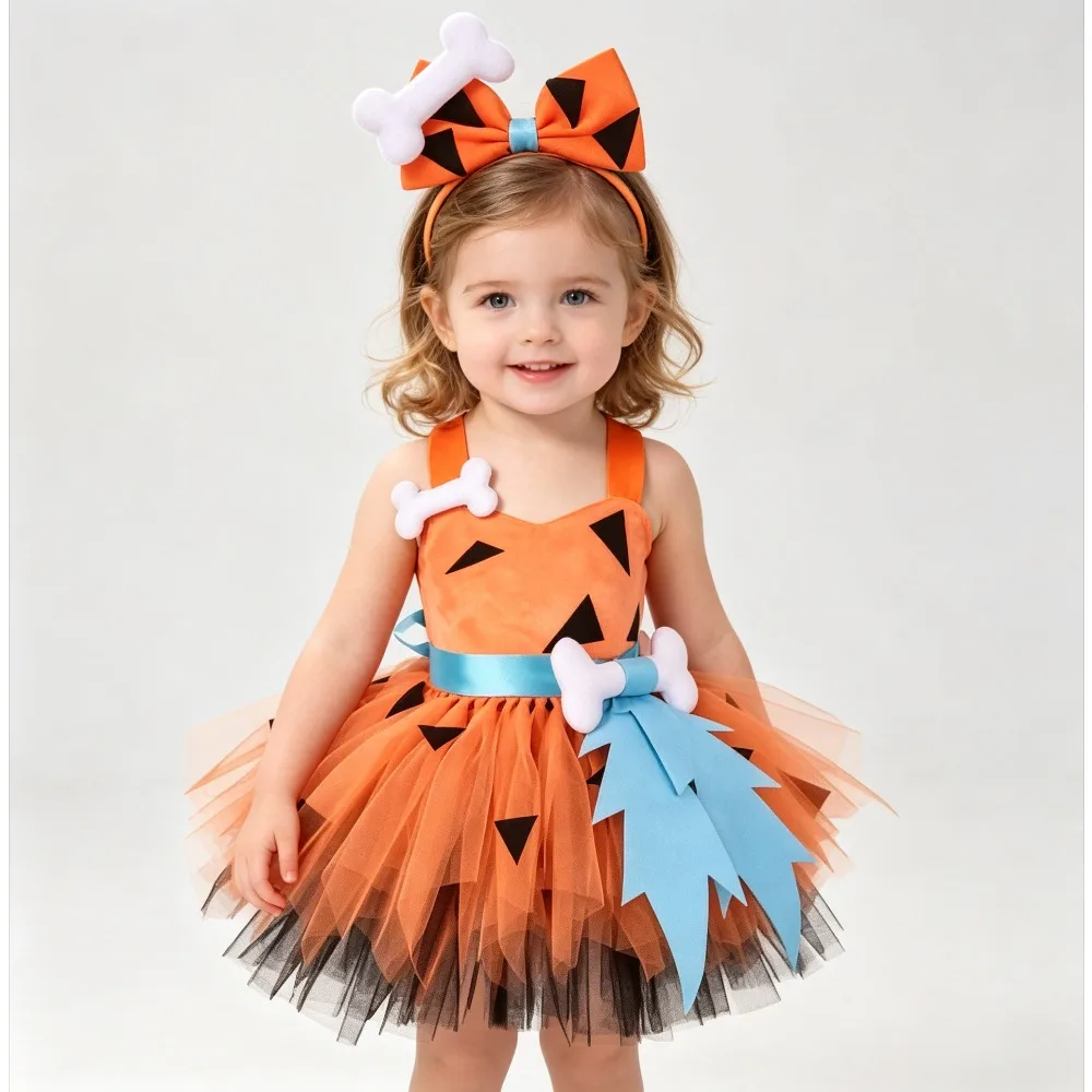 Girls Stone Print Tutu Dress Kids Caveman Themed Costume for Birthday Halloween Carnival Party,Tutu Dress Caveman Themed
Girls Stone Print Tutu Dress Kids Caveman Themed Costume for Birthday Halloween Carnival Party,Tutu Dress Caveman Themed