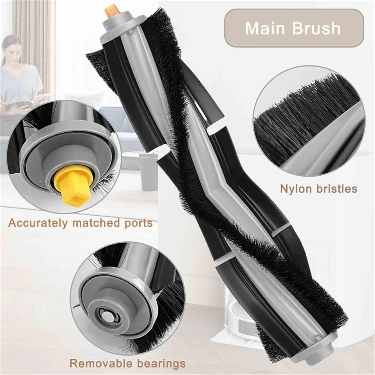RATE-eАксессуары для Ecovacs Deebot X1 TURBO/OMNI, детали робота-пылесоса, щетки, щетка HEPA-фильтр
RATE-eАксессуары для Ecovacs Deebot X1 TURBO/OMNI, детали робота-пылесоса, щетки, щетка HEPA-фильтр
