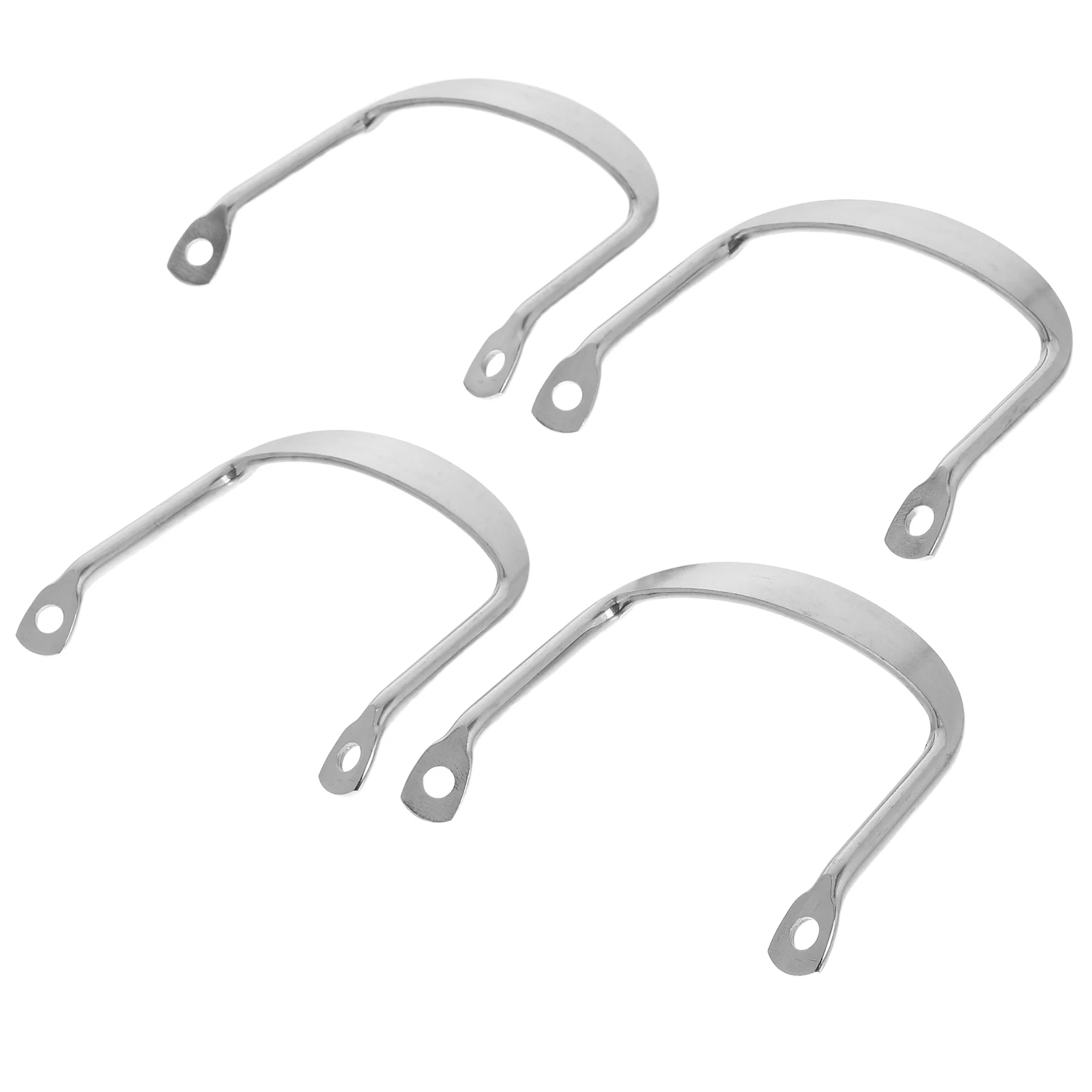 4pcs Resistant Hand Grip Replacement Stainless Steel Frying Pan Handles Thickened Design Smooth Grip Silver Color
4pcs Resistant Hand Grip Replacement Stainless Steel Frying Pan Handles Thickened Design Smooth Grip Silver Color