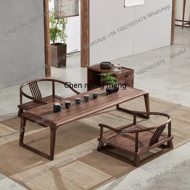 New Chinese-style Coffee Tables Japanese-style Black Walnut Solid Wood Tatami Coffee Tables Tea Stand Furniture
New Chinese-style Coffee Tables Japanese-style Black Walnut Solid Wood Tatami Coffee Tables Tea Stand Furniture