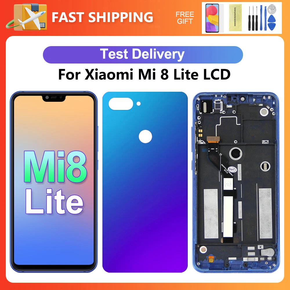 OEM For Xiaomi Mi 8 Lite 6.26''For Mi 8 Lite M1808D2TG LCD Display Touch Screen Digitizer Assembly Replacement
OEM For Xiaomi Mi 8 Lite 6.26''For Mi 8 Lite M1808D2TG LCD Display Touch Screen Digitizer Assembly Replacement