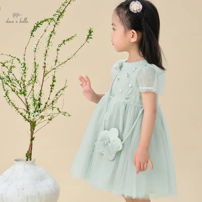 Dave Bella Girl's Princess Dress 2024 New Summer Children's Baby Short Sleeves Mesh Cute Sweet Charm Fashion Casual DB2241022
Dave Bella Girl's Princess Dress 2024 New Summer Children's Baby Short Sleeves Mesh Cute Sweet Charm Fashion Casual DB2241022