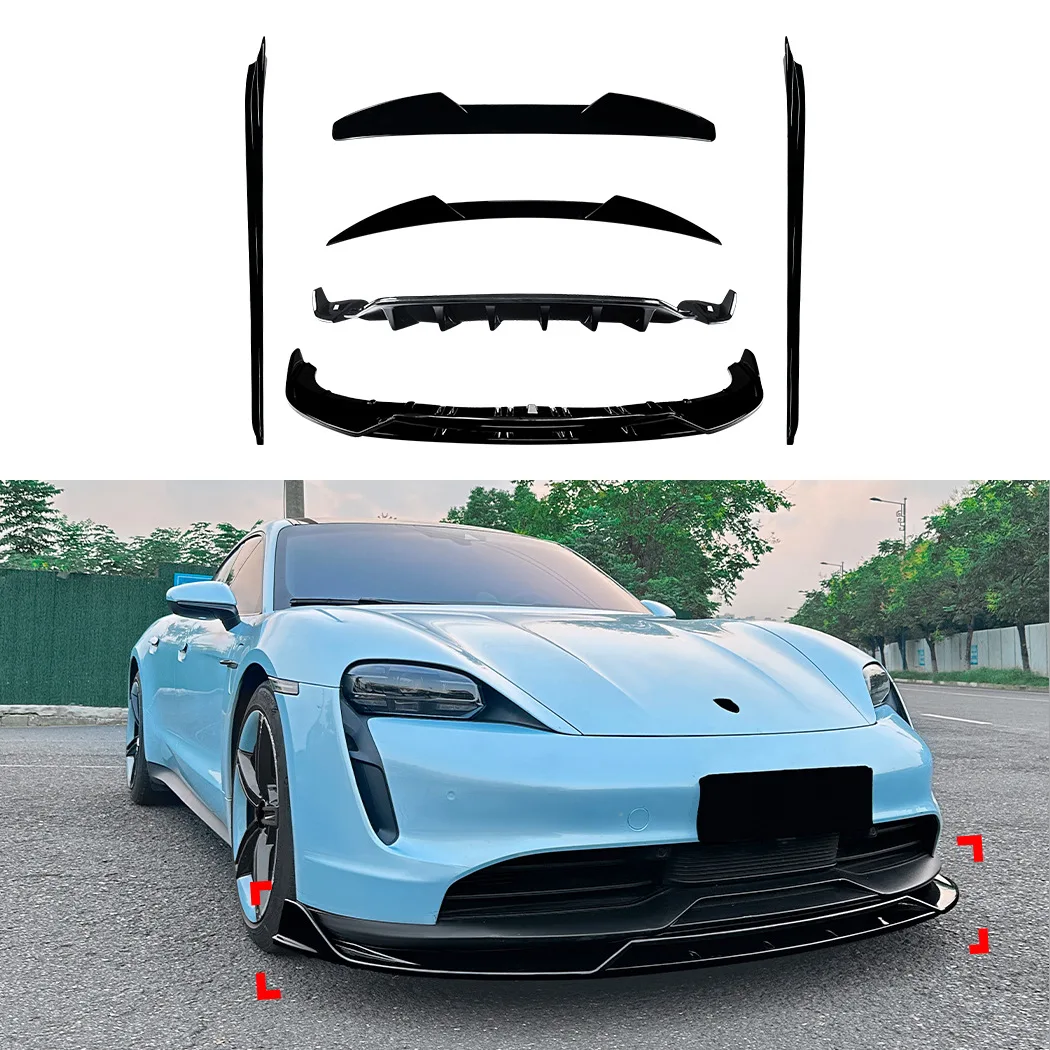 For Porsche Taycan front lip front spatula side skirt tail top wing rear lip spoiler small surround kit modification
For Porsche Taycan front lip front spatula side skirt tail top wing rear lip spoiler small surround kit modification