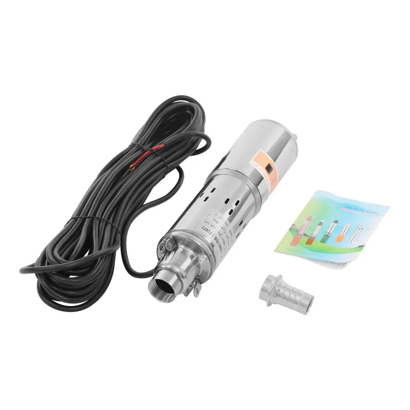 12V DC Submersible Deep Well Pump 180W Stainless Steel Water Pump for Garden Irrigation Home Water Supply
12V DC Submersible Deep Well Pump 180W Stainless Steel Water Pump for Garden Irrigation Home Water Supply