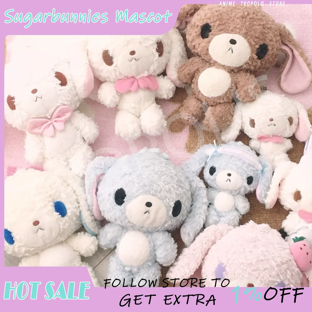 Hot Cartoon Sugarbunnies Mascot Plush Keychains Cute Rabbit Figures Sweet Kawaii Products Ring Key Holder Bag Pendant Toys Dolls
Hot Cartoon Sugarbunnies Mascot Plush Keychains Cute Rabbit Figures Sweet Kawaii Products Ring Key Holder Bag Pendant Toys Dolls