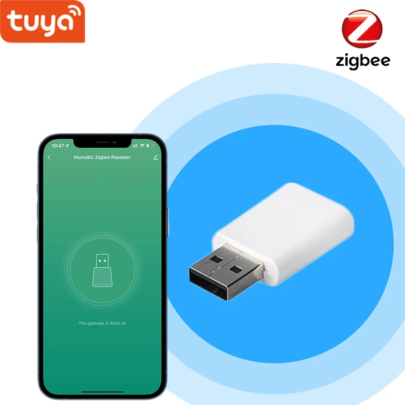 Tuya Smart Life Zigbee 3.0 Repeater ,Gateway Hub USB Signal Extender ,Mini Design, Zigbee Booster to Extend Range of Connection
Tuya Smart Life Zigbee 3.0 Repeater ,Gateway Hub USB Signal Extender ,Mini Design, Zigbee Booster to Extend Range of Connection