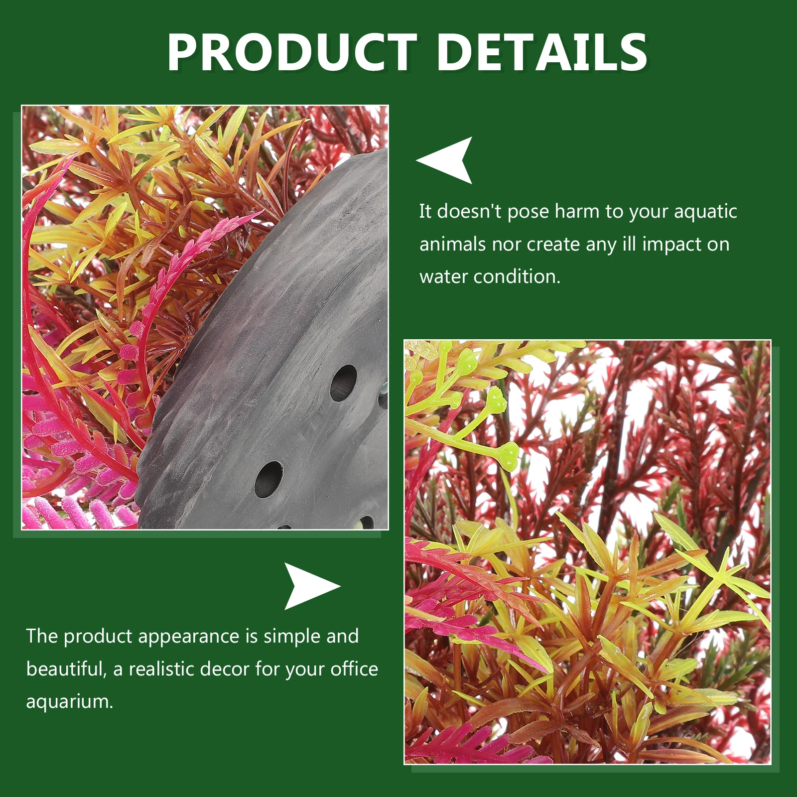 2pcs Artificial Plants for Fish Tanks Small Plastic Aquarium Decorations Realistic Plants for Tank Water Condition Friendly 
2pcs Artificial Plants for Fish Tanks Small Plastic Aquarium Decorations Realistic Plants for Tank Water Condition Friendly