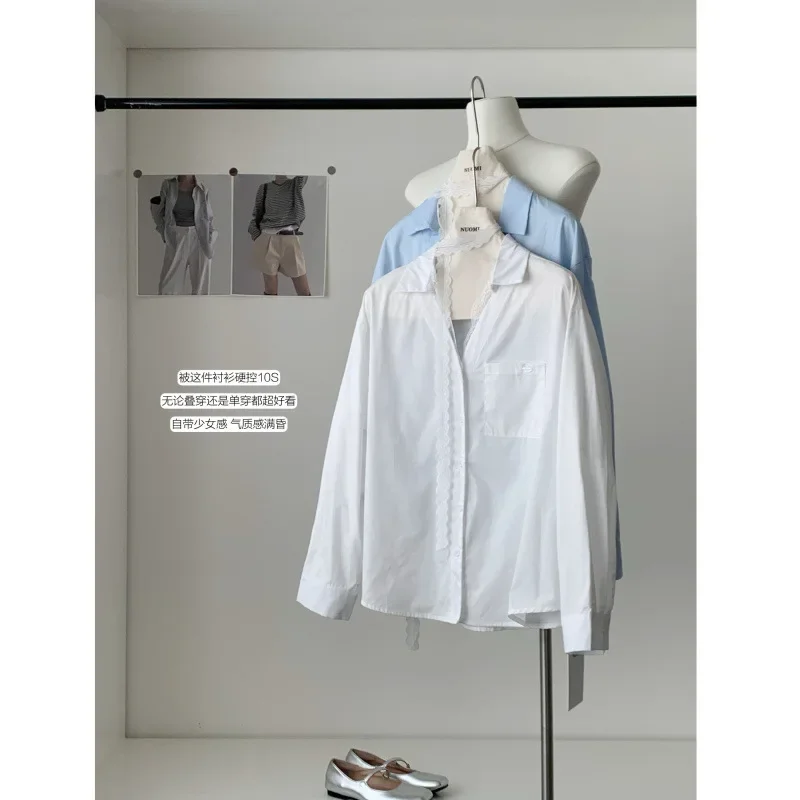 Korean V-neck lace splicing high-end temperament lace-up shirt for women's early spring fashion loose shirt for women
Korean V-neck lace splicing high-end temperament lace-up shirt for women's early spring fashion loose shirt for women