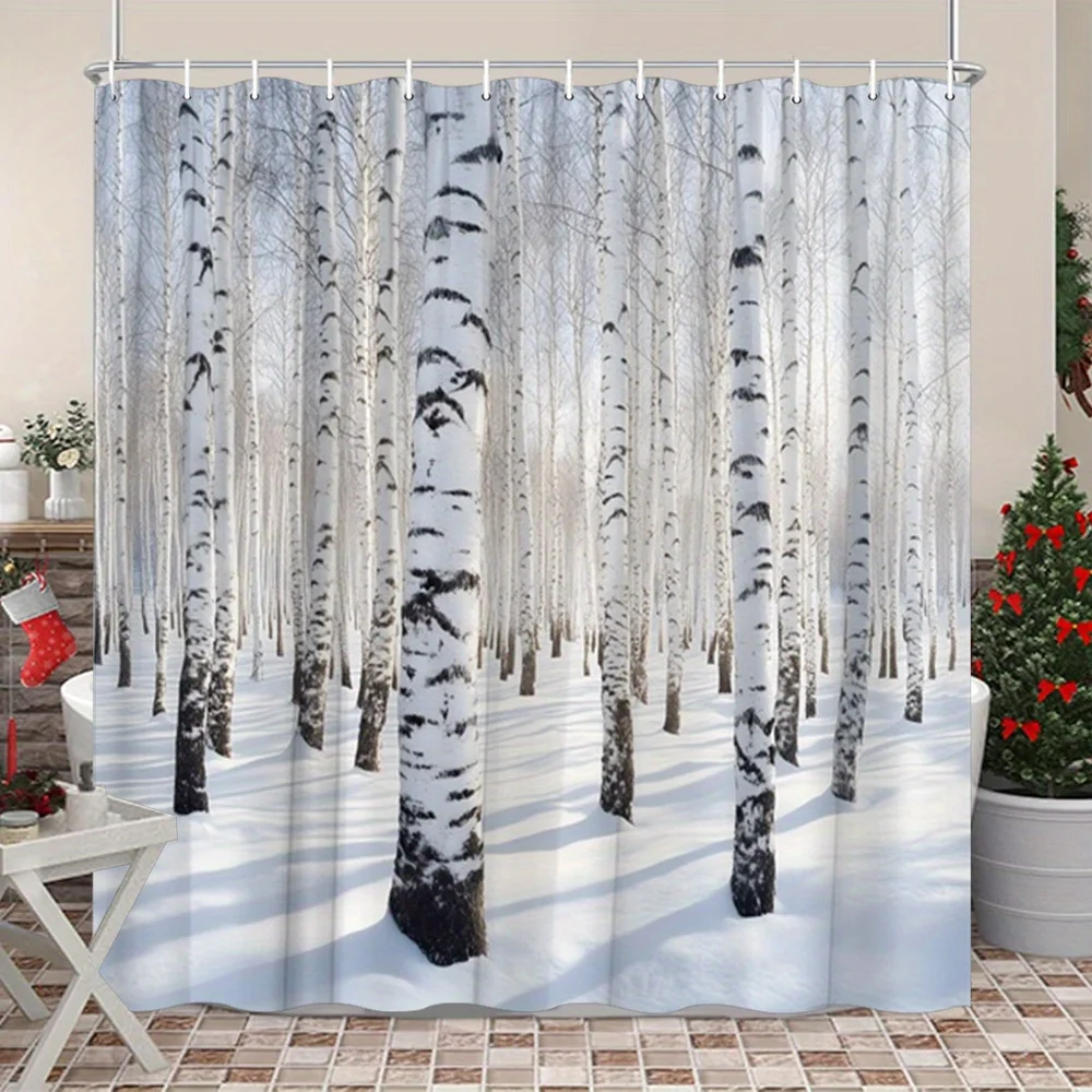 Waterproof Birch Forest Shower Curtain Winter Nature Woodland Bathroom Decor Liner 180x180cm Shower Curtain Design
Waterproof Birch Forest Shower Curtain Winter Nature Woodland Bathroom Decor Liner 180x180cm Shower Curtain Design