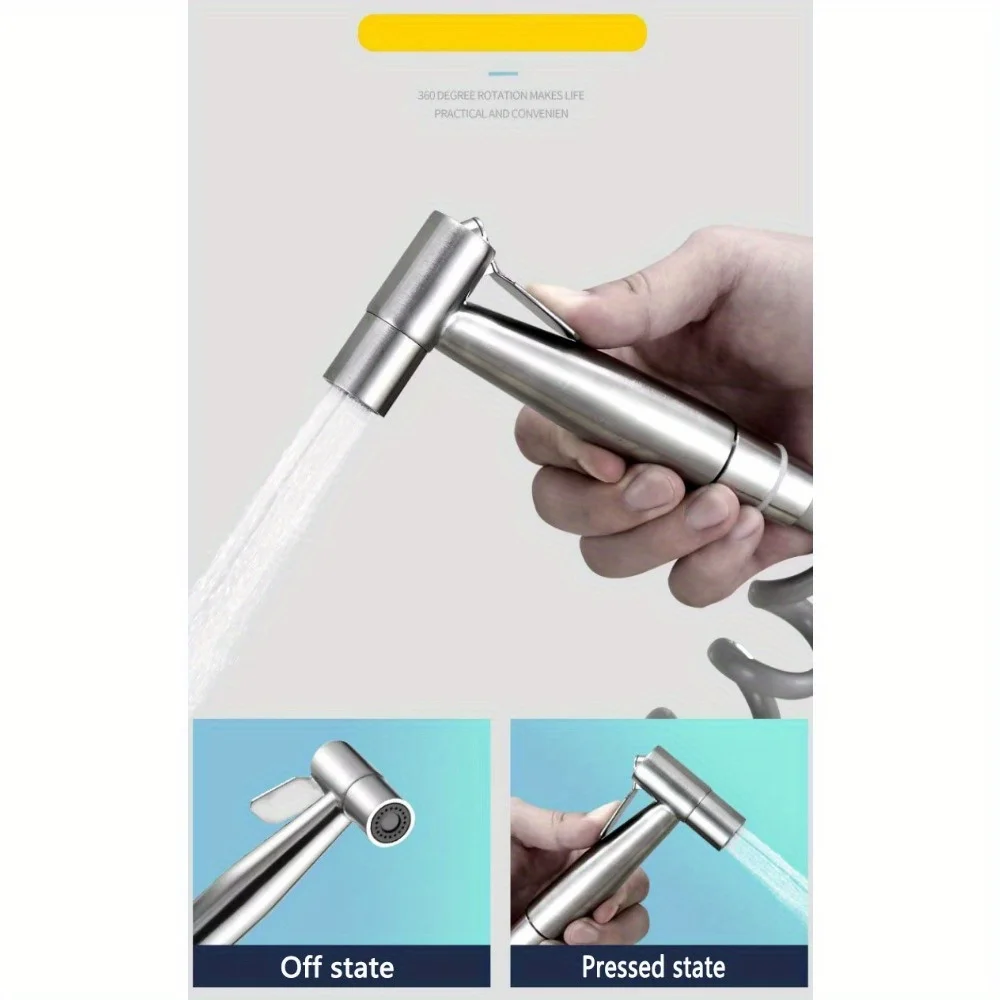 1 pcs stainless steel faucet spray gun, toilet hand washing spray gun, stainless steel toilet spray accessories
1 pcs stainless steel faucet spray gun, toilet hand washing spray gun, stainless steel toilet spray accessories