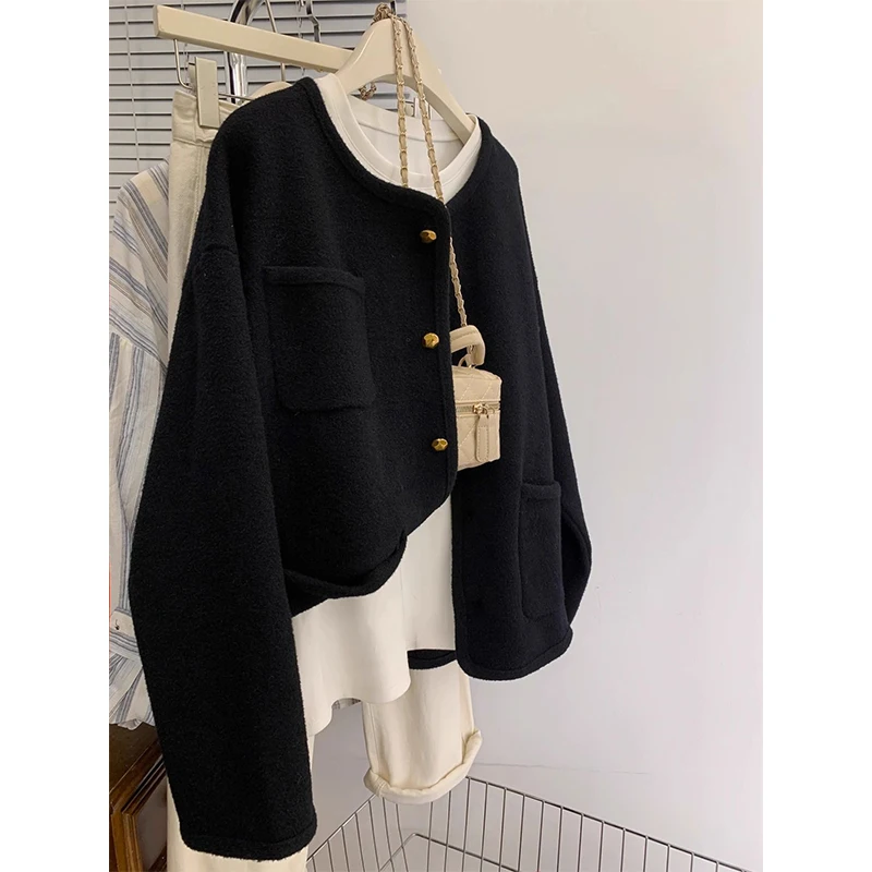 plus Size 300 Pou Korean Sle Loose Long Sve round Ne Outerwear Women's Spring Autumn Faion Versatile Top
plus Size 300 Pou Korean Sle Loose Long Sve round Ne Outerwear Women's Spring Autumn Faion Versatile Top