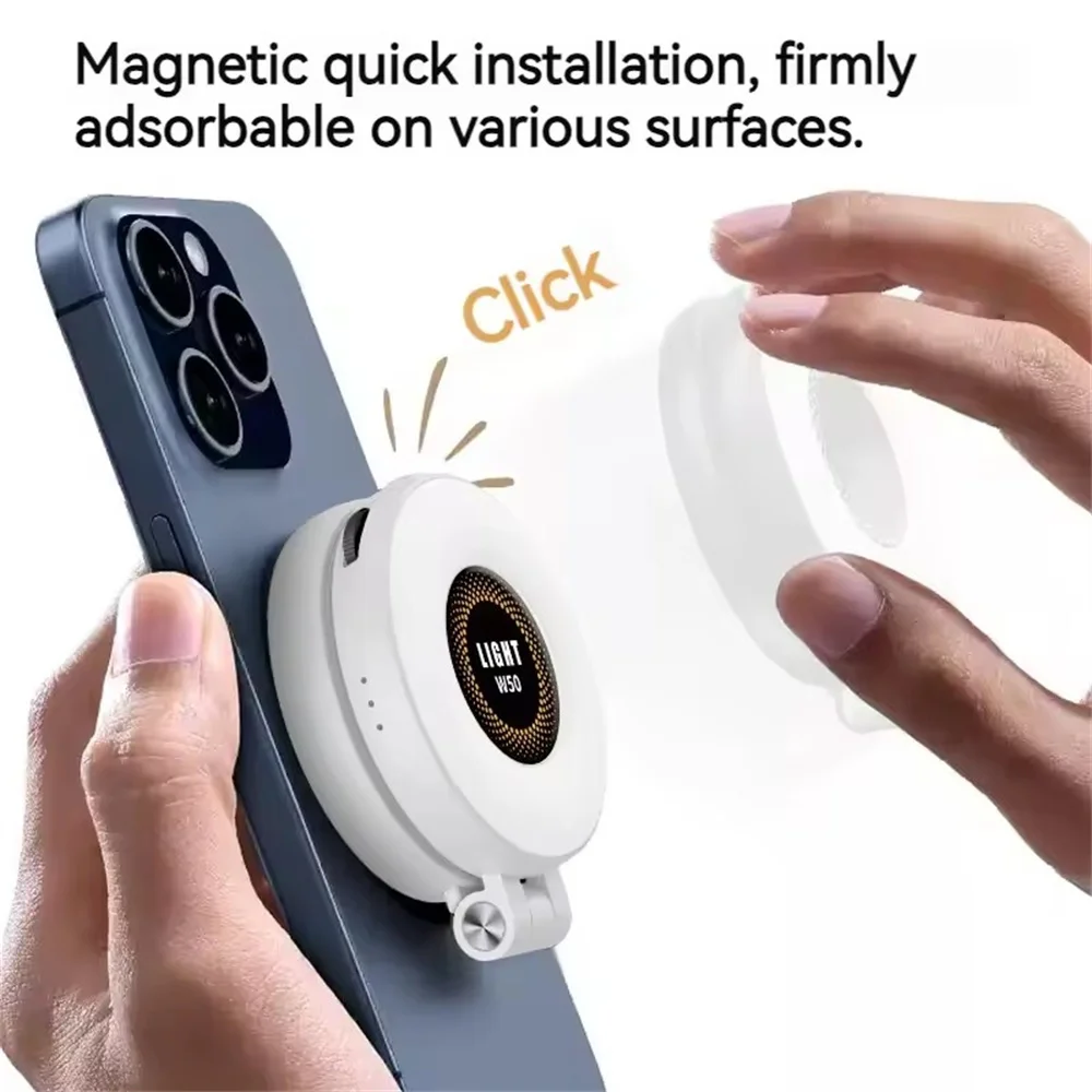2in1 Portable Foldable Magnetic Rechargeable Ring Fill Light Phone Holder Perfect for Travel, Desktop, Selfies, Video, Makeup
2in1 Portable Foldable Magnetic Rechargeable Ring Fill Light Phone Holder Perfect for Travel, Desktop, Selfies, Video, Makeup