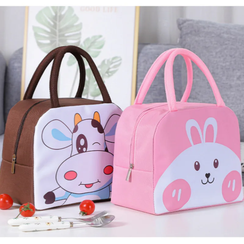 New Cute Cartoon Insulated Lunch Bag - Portable Handheld Tote for Kids, Students & Workers
New Cute Cartoon Insulated Lunch Bag - Portable Handheld Tote for Kids, Students & Workers