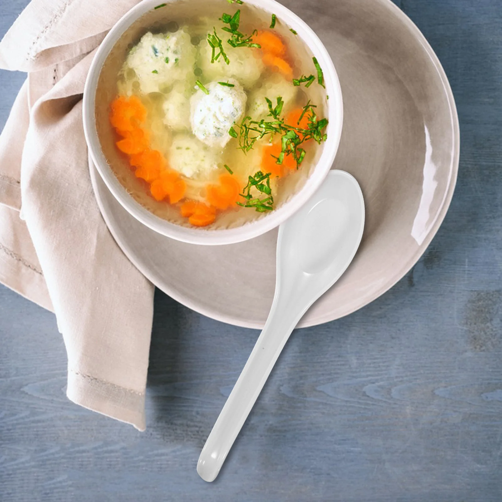 6pcs Asian Soup Spoons Set Chinese Spoons For Rice Noodles Ramen Oatmeal Non Slip Household Flatware Easy Clean Cooking Utensils
6pcs Asian Soup Spoons Set Chinese Spoons For Rice Noodles Ramen Oatmeal Non Slip Household Flatware Easy Clean Cooking Utensils