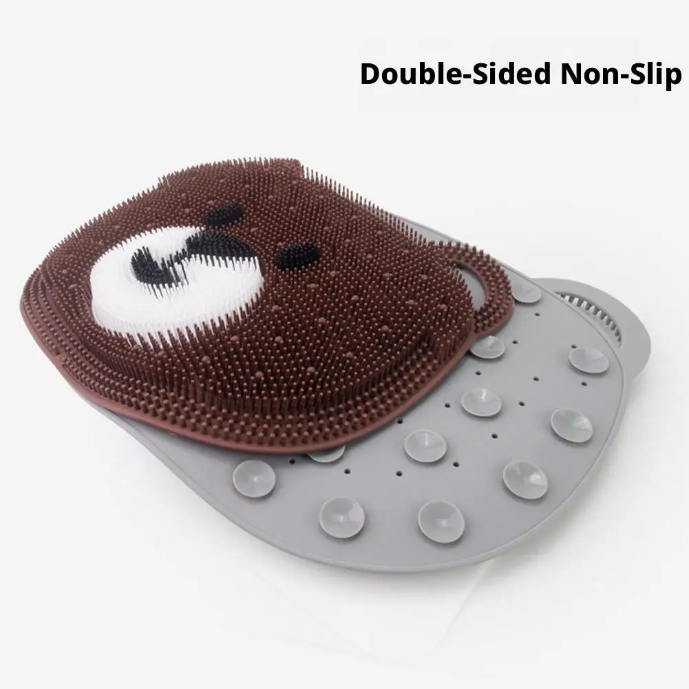 Cute Silicone Rub Back Brush Bathroom Non-slip Wash Foot with Sucker Bath Massage Foot Exfoliating Brush Pad Bath Brush
Cute Silicone Rub Back Brush Bathroom Non-slip Wash Foot with Sucker Bath Massage Foot Exfoliating Brush Pad Bath Brush