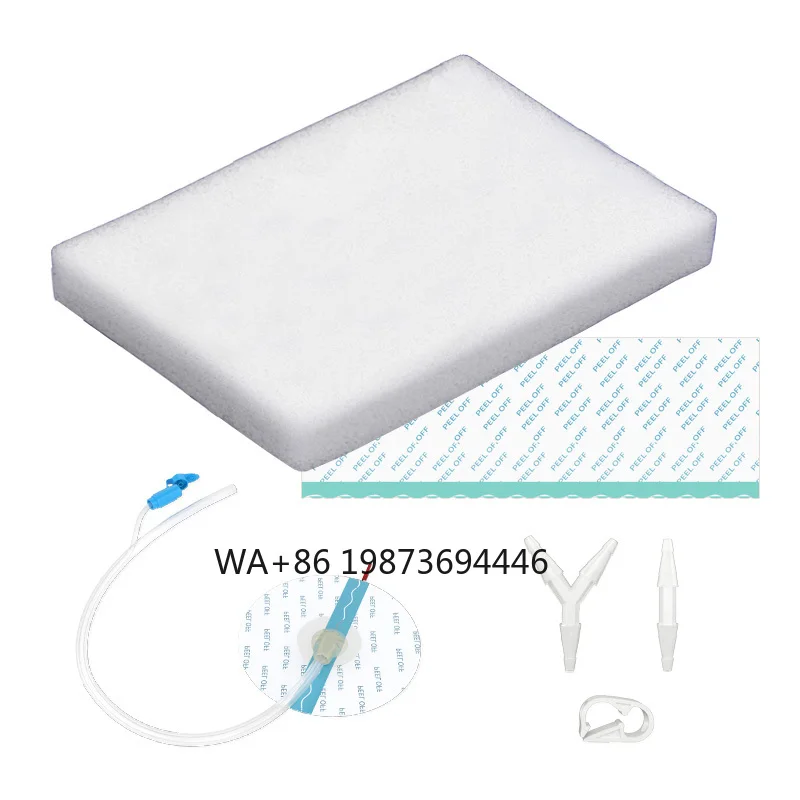 Wound Drainage NPWT Dressing Kit Large, Medium, Small with High Quality and Good Service Made in China
Wound Drainage NPWT Dressing Kit Large, Medium, Small with High Quality and Good Service Made in China