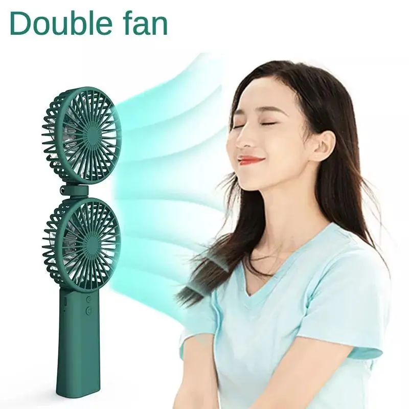 Portable Handheld Fan Office Desktop Multifunctional Hanging Neck Folding Double-head Fans Office Household Appliances
Portable Handheld Fan Office Desktop Multifunctional Hanging Neck Folding Double-head Fans Office Household Appliances