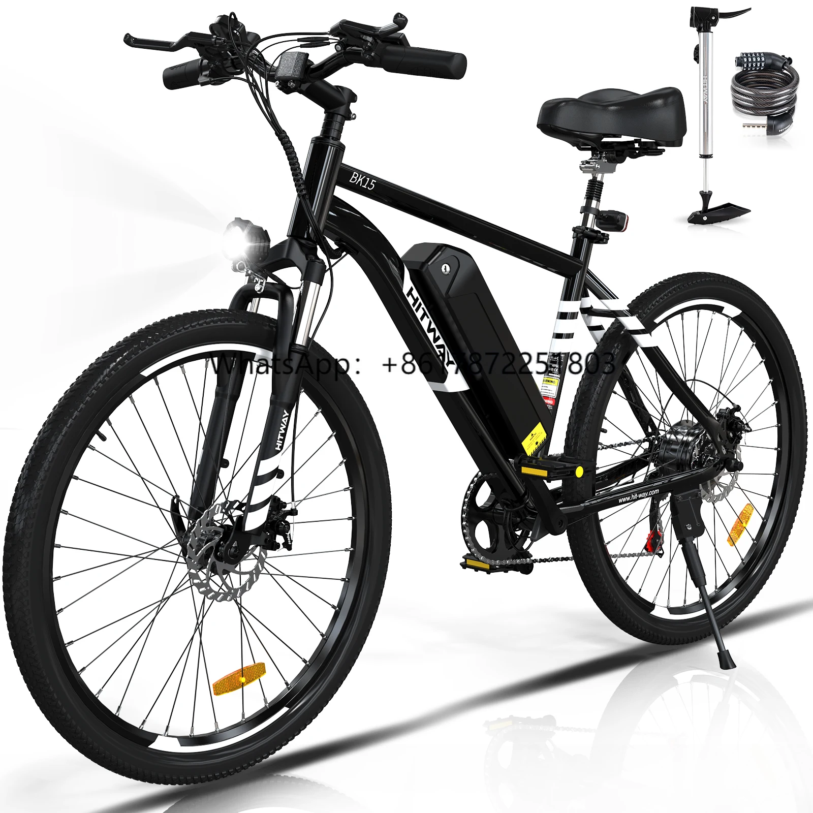 HITWAY Black BK15M Wholesale Mountain Bike with Speeds Transmission Lithium Battery 500W for US Markets CE Certified
HITWAY Black BK15M Wholesale Mountain Bike with Speeds Transmission Lithium Battery 500W for US Markets CE Certified
