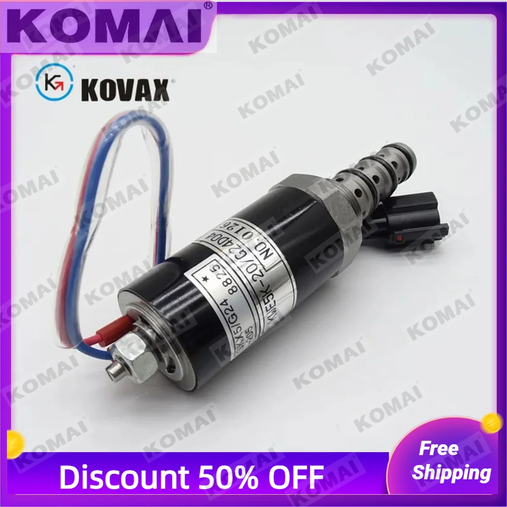 KWE5K-20/G24D04 excavator hydraulic pump solenoid valve rotary solenoid valve CLG225 HD820
KWE5K-20/G24D04 excavator hydraulic pump solenoid valve rotary solenoid valve CLG225 HD820