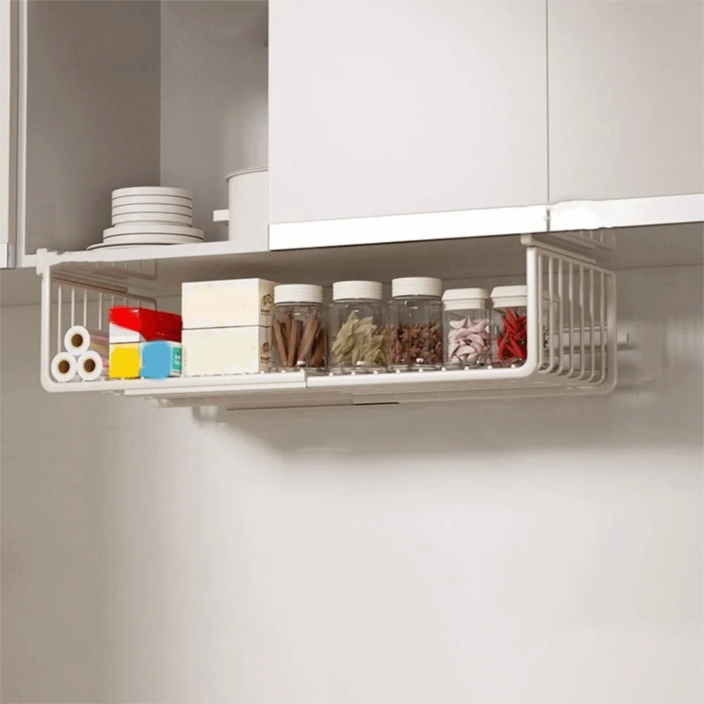 Carbon Steel Retractable Hanging Basket Large Capacity Adjustable Wall Wardrobe Storage Basket Space Saving Spice Holder Cabinet
Carbon Steel Retractable Hanging Basket Large Capacity Adjustable Wall Wardrobe Storage Basket Space Saving Spice Holder Cabinet