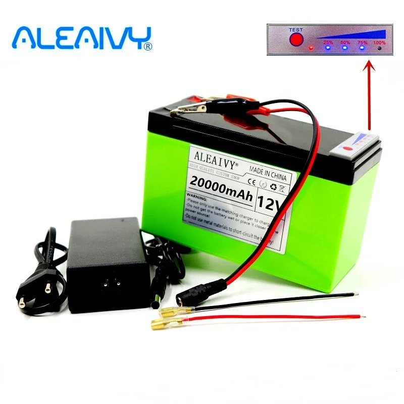 New Power Display 12v 100Ah 18650 Lithium Battery Pack Is Suitable for Solar Energy and Electric Vehicle Battery+12v 3A Charger
New Power Display 12v 100Ah 18650 Lithium Battery Pack Is Suitable for Solar Energy and Electric Vehicle Battery+12v 3A Charger