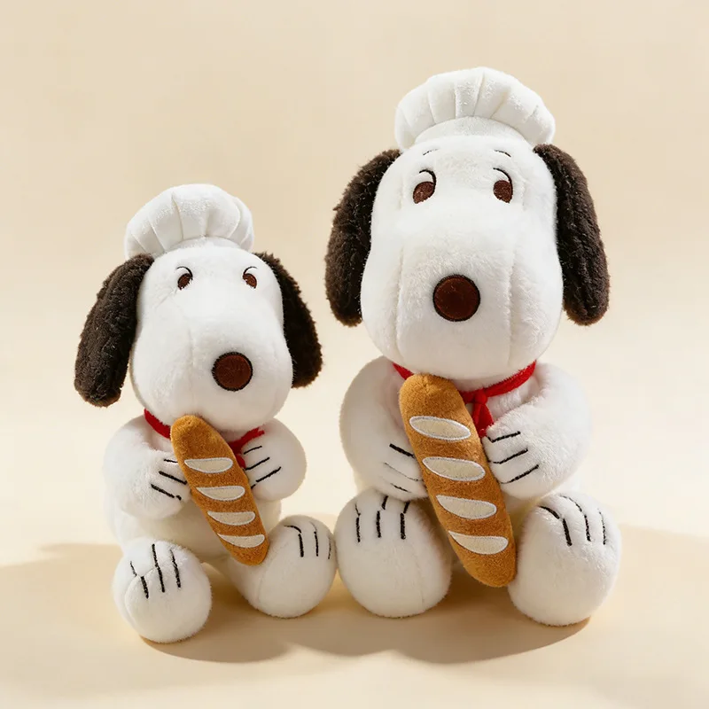 Peanuts Snoopy Baker Plush Doll, Cute Snoopy with Baguette & Chef Hat Stuffed Toy, Soft Fluffy Plushie for Collectors and Kids
Peanuts Snoopy Baker Plush Doll, Cute Snoopy with Baguette & Chef Hat Stuffed Toy, Soft Fluffy Plushie for Collectors and Kids