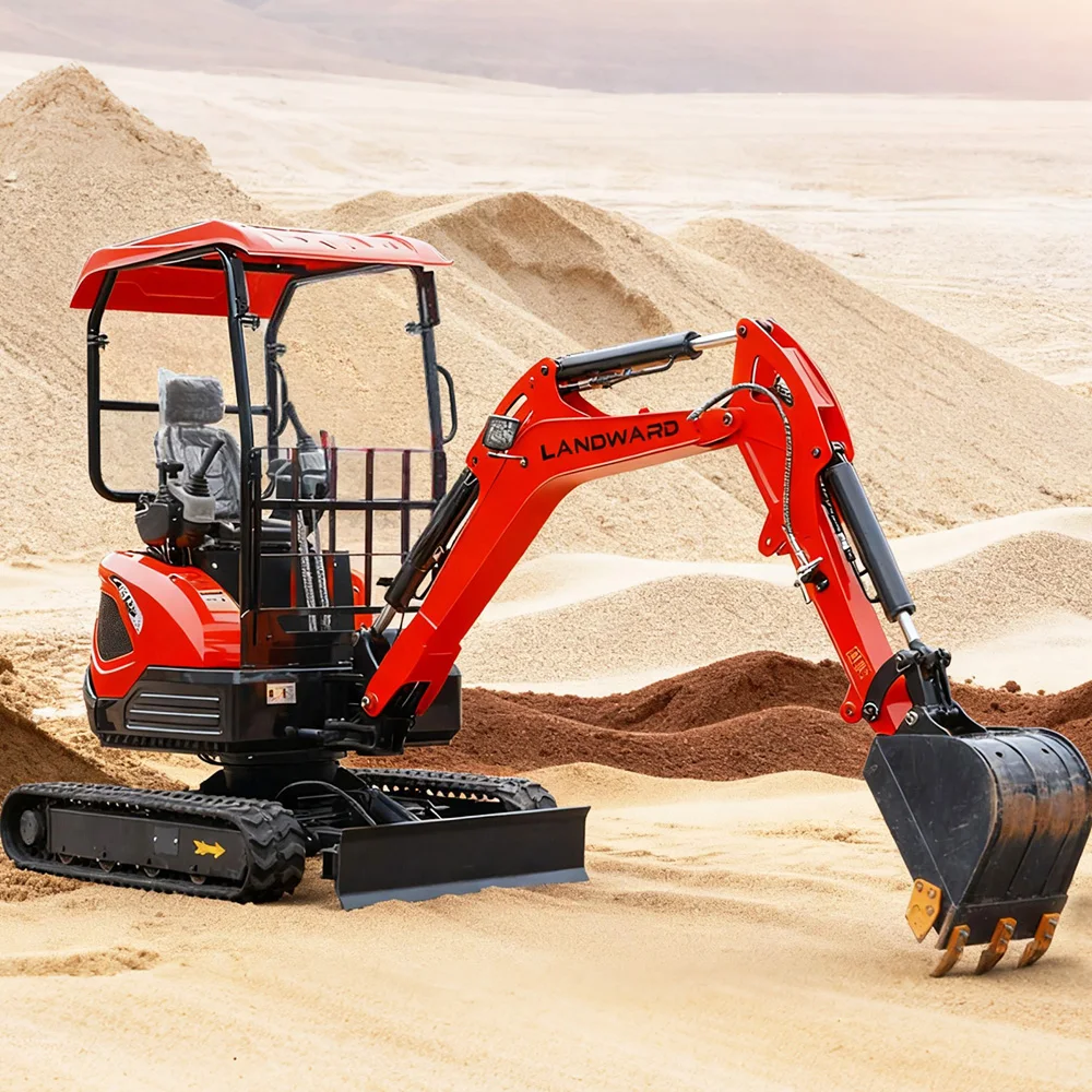 Euro 5 EPA Kubota Engine Mini Excavator 2.5Ton Crawler Compact Digger Landward 2500kg Hydraulic Small excavator Customized Sale
Euro 5 EPA Kubota Engine Mini Excavator 2.5Ton Crawler Compact Digger Landward 2500kg Hydraulic Small excavator Customized Sale