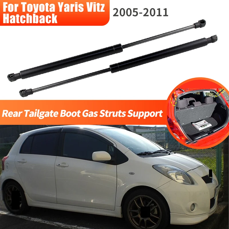 2PCS Rear Tailgate Boot Gas Support Struts For Toyota Yaris Vitz Hatchback 2005-2011 Gas Spring Strut OEM#689500D020, 689500D021
2PCS Rear Tailgate Boot Gas Support Struts For Toyota Yaris Vitz Hatchback 2005-2011 Gas Spring Strut OEM#689500D020, 689500D021