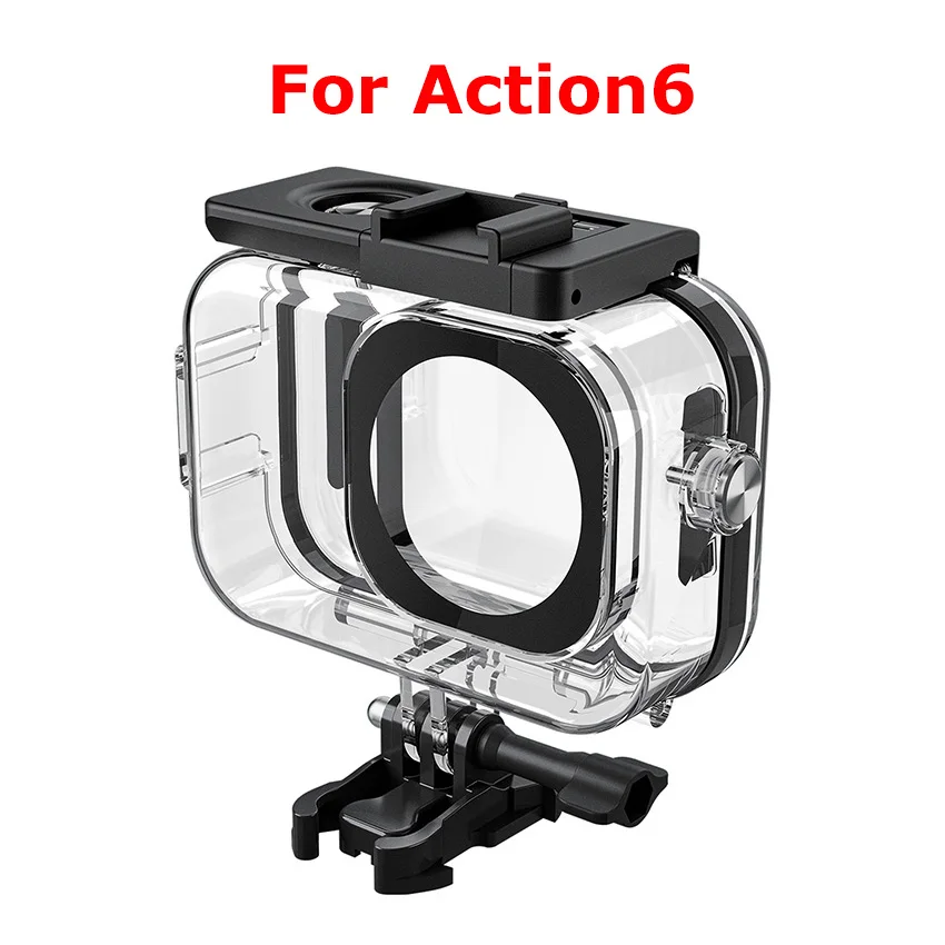 70m Underwater Waterproof Case for DJI OSMO Action 6 Diving Housing with HD Glass Lens Dual-Lock Anti-Fog Sheets Included
70m Underwater Waterproof Case for DJI OSMO Action 6 Diving Housing with HD Glass Lens Dual-Lock Anti-Fog Sheets Included