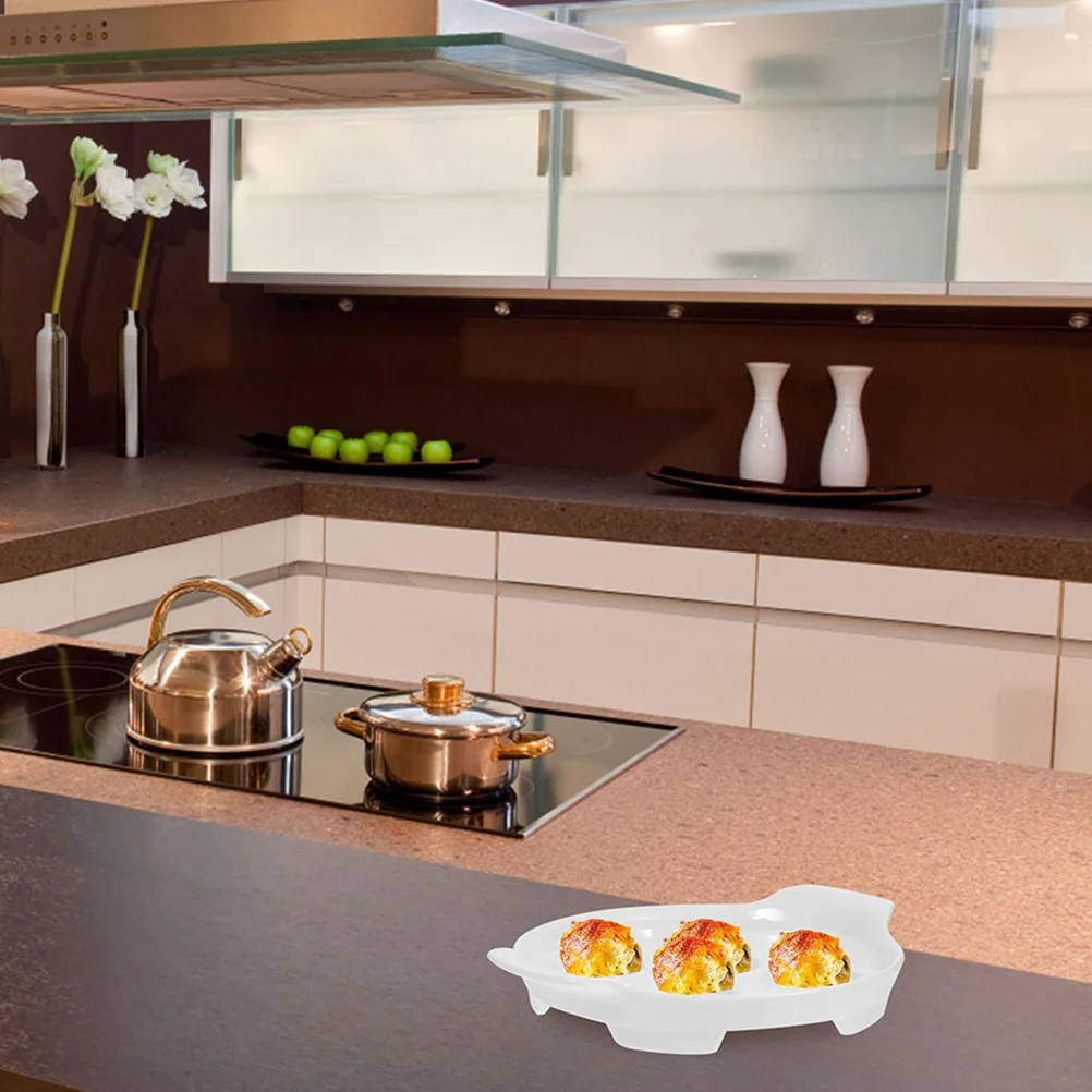 2Pcs Ceramic Escargot Plate Snail Baking Dish Non Slip Bottom Handles Oven Baking Tray for Home Restaurant Kitchen Supplies
2Pcs Ceramic Escargot Plate Snail Baking Dish Non Slip Bottom Handles Oven Baking Tray for Home Restaurant Kitchen Supplies