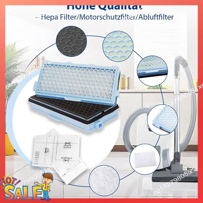 ABCL Vacuum Cleaner Filters HEPA Filters And Motor Filters For Compact C1 & C2, Complete C2 & C3, S8340, S4000, S5000
ABCL Vacuum Cleaner Filters HEPA Filters And Motor Filters For Compact C1 & C2, Complete C2 & C3, S8340, S4000, S5000