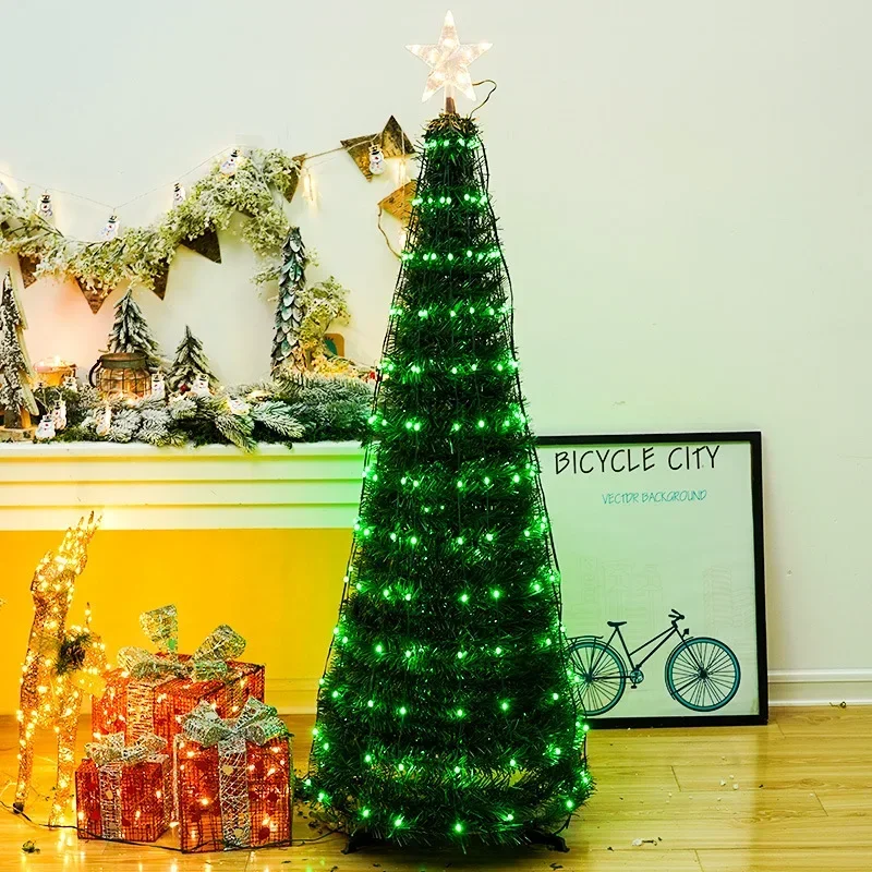 Artificial Christmas Tree Multifunctional Remote Control Holiday Decoration RGB Light String Wedding LED Foldable Christmas Tree
Artificial Christmas Tree Multifunctional Remote Control Holiday Decoration RGB Light String Wedding LED Foldable Christmas Tree