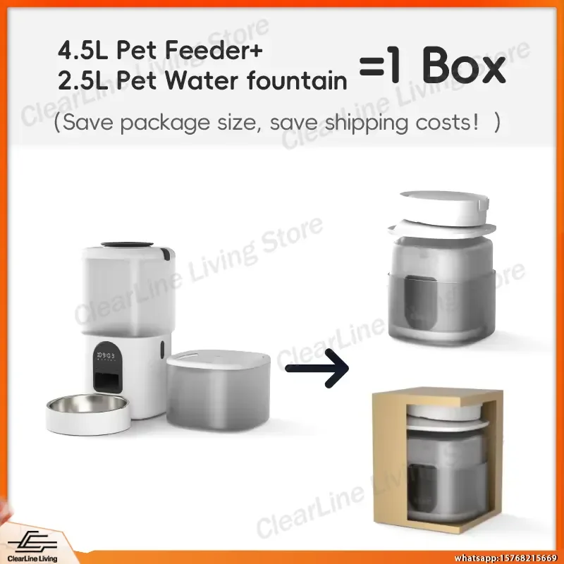 2 in 1 Smart Pet Feeder with Camera and Water Fountain for Cats and Dogs WiFi Automatic Food Dispenser Desktop Pet Feeder for
2 in 1 Smart Pet Feeder with Camera and Water Fountain for Cats and Dogs WiFi Automatic Food Dispenser Desktop Pet Feeder for