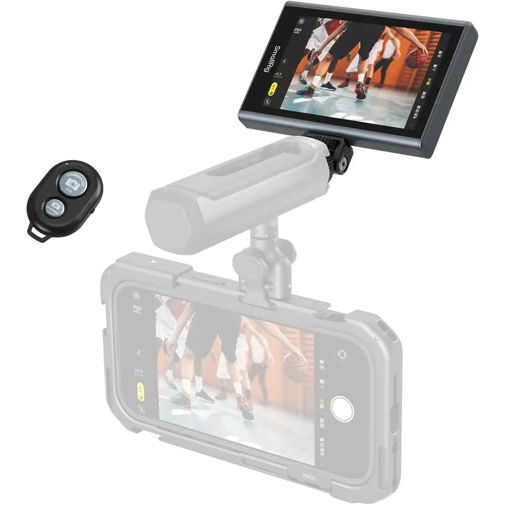 Wireless 1080P Video Monitor with Cold Shoe Mount, Real-Time Sharing, and Magnetic Base - 4850B
Wireless 1080P Video Monitor with Cold Shoe Mount, Real-Time Sharing, and Magnetic Base - 4850B