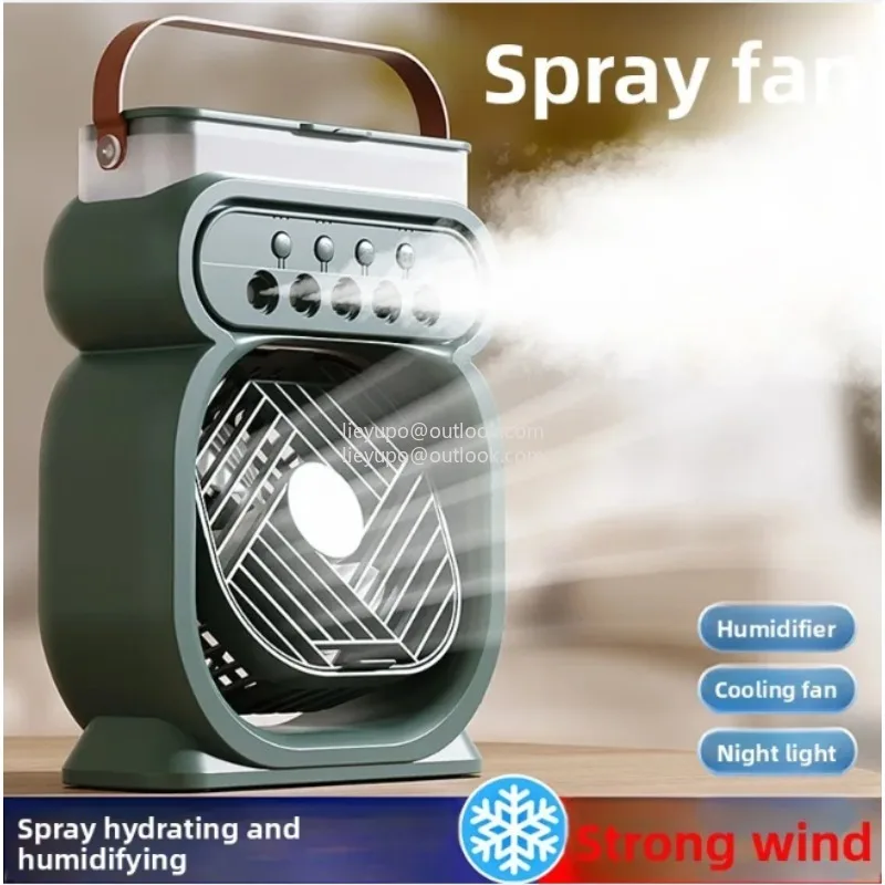 USB Spray Fan Desktop Night Light Humidifier Outdoor Office Water Replenishment and Spray Fan in One Fan all the year round
USB Spray Fan Desktop Night Light Humidifier Outdoor Office Water Replenishment and Spray Fan in One Fan all the year round