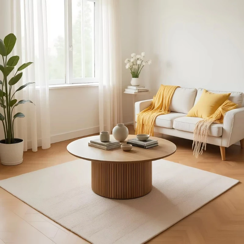 Solid wood movable handmade coffee table, suitable for small living room furniture
Solid wood movable handmade coffee table, suitable for small living room furniture
