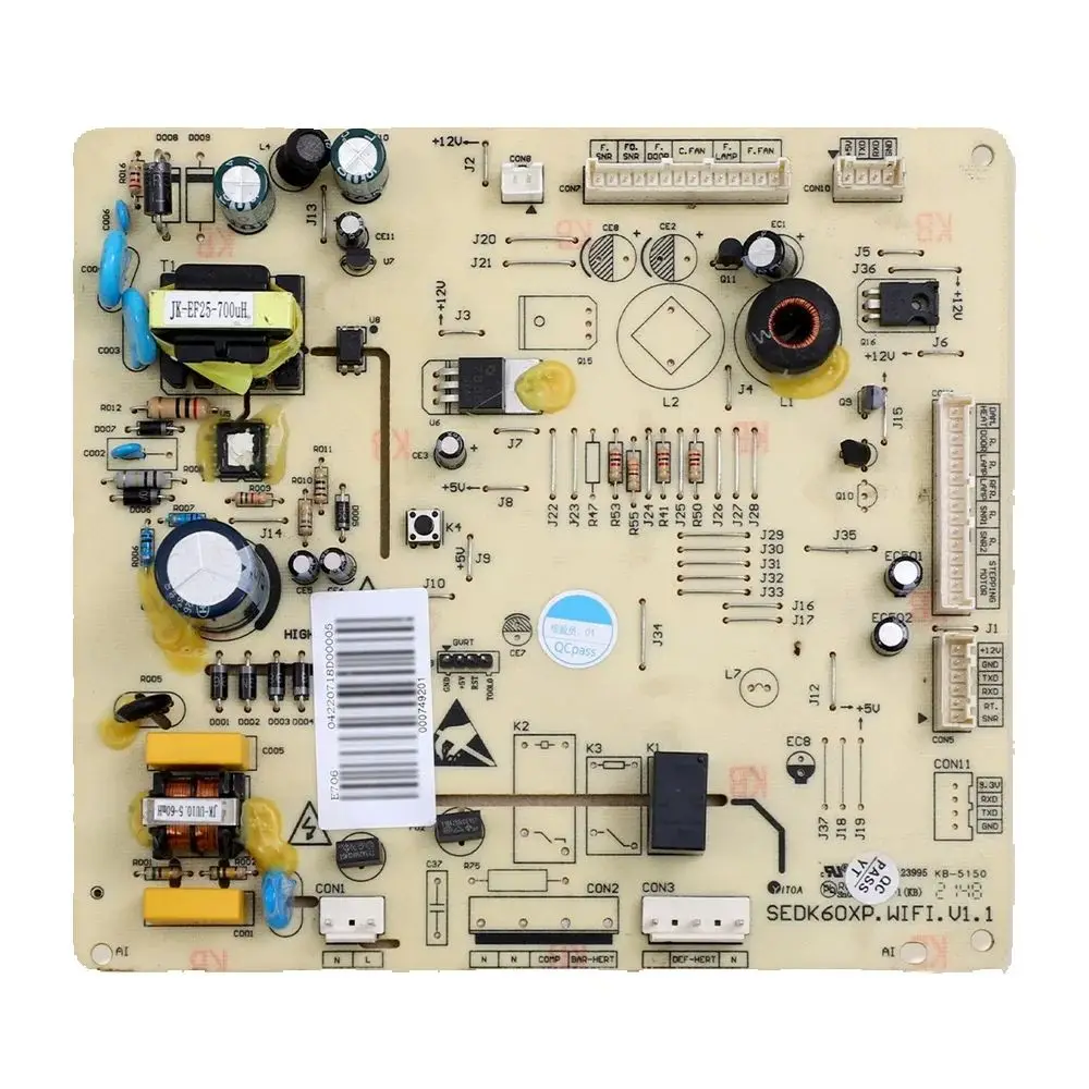 Refrigerator Motherboard, PCB Control Board, Model Number 000749201, Original
Refrigerator Motherboard, PCB Control Board, Model Number 000749201, Original
