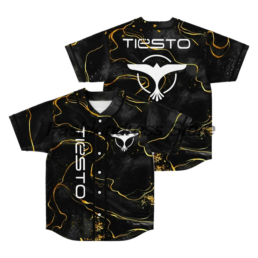 Tiesto Music Festival Merch Baseball Jersey V-Neck Short Sleeve Button-Down Shirts Women Men Streetwear Tops
Tiesto Music Festival Merch Baseball Jersey V-Neck Short Sleeve Button-Down Shirts Women Men Streetwear Tops