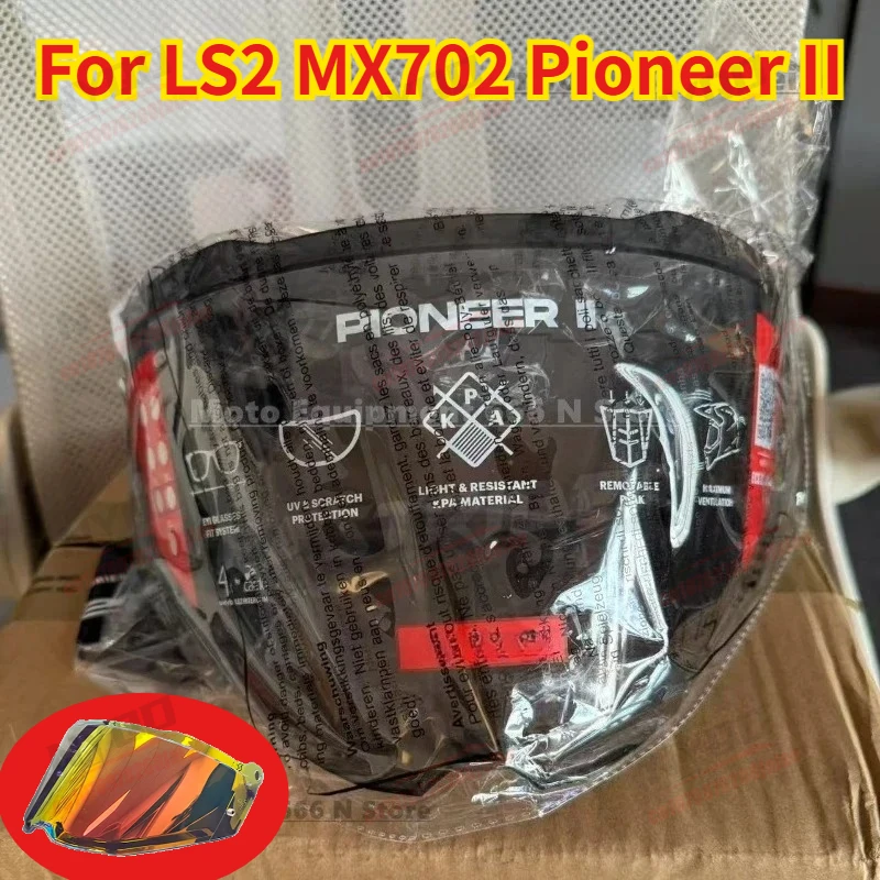 Original for LS2 MX702 Pioneer II Motorcycle Adventure Helmet Visor,MX702 Helmet Light Black Lens Anti Fog Sticker
Original for LS2 MX702 Pioneer II Motorcycle Adventure Helmet Visor,MX702 Helmet Light Black Lens Anti Fog Sticker
