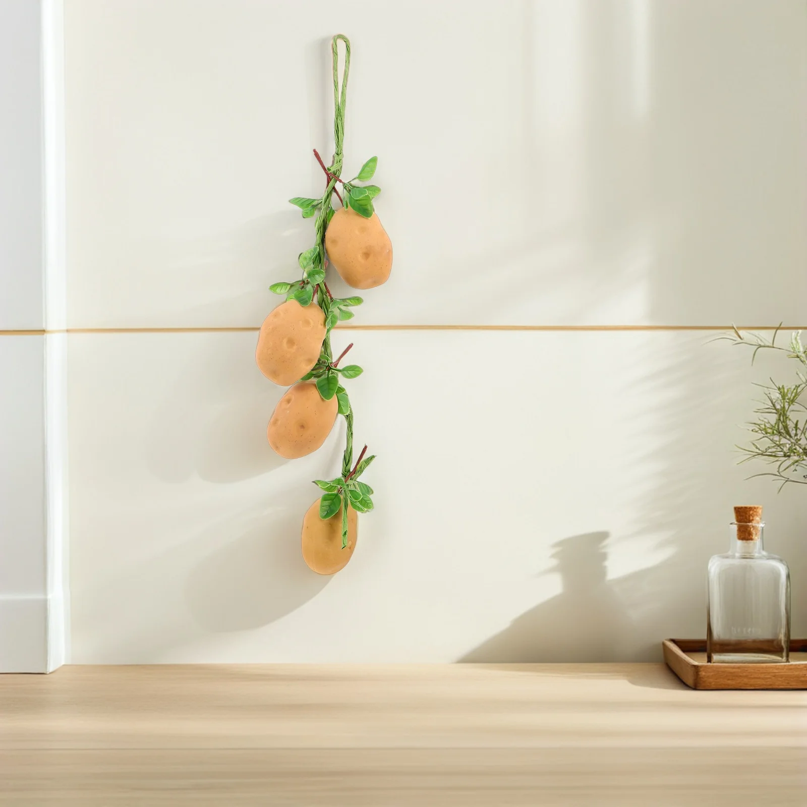 4Pcs Artificial Hanging Potato String Lifelike Vegetable Fruit Garland Home Restaurant Farmhouse Decor Artificial Potato
4Pcs Artificial Hanging Potato String Lifelike Vegetable Fruit Garland Home Restaurant Farmhouse Decor Artificial Potato