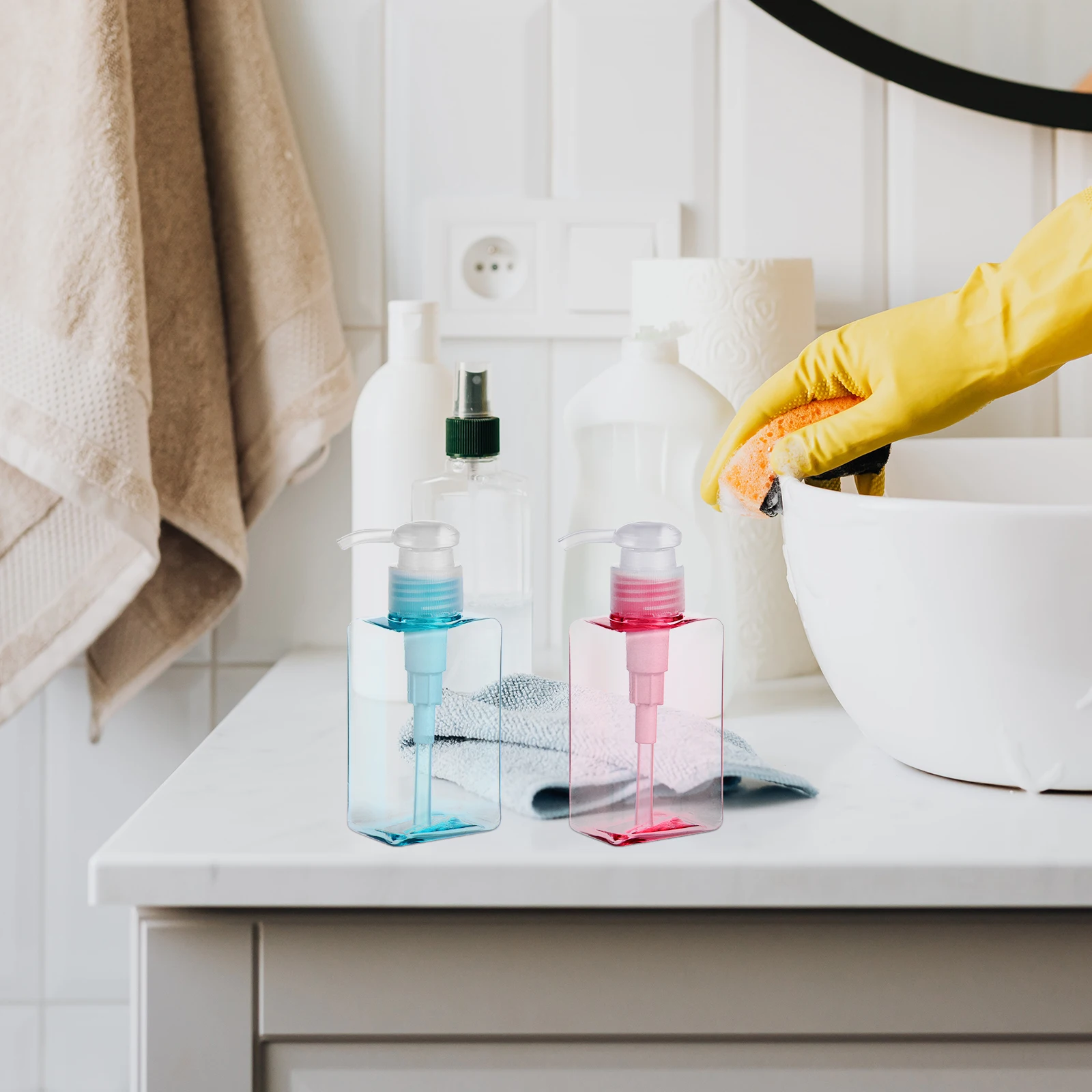 3Pcs 100ml Refillable Plastic Bottles for Toiletries Lightweight Travel Dispenser Durable Storage Lotion Bottle
3Pcs 100ml Refillable Plastic Bottles for Toiletries Lightweight Travel Dispenser Durable Storage Lotion Bottle