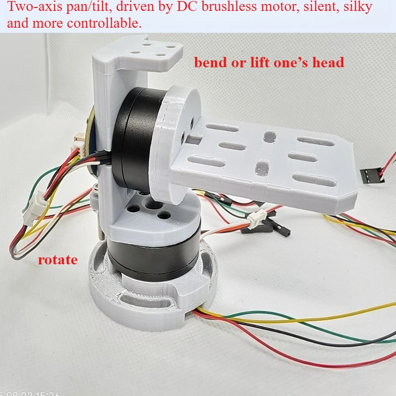 2-axis Electric Yuntai Module Bracket DC Brushless Motor FOC Silent Lightweight 125gTI Closed-loop 125GTI Competition
2-axis Electric Yuntai Module Bracket DC Brushless Motor FOC Silent Lightweight 125gTI Closed-loop 125GTI Competition