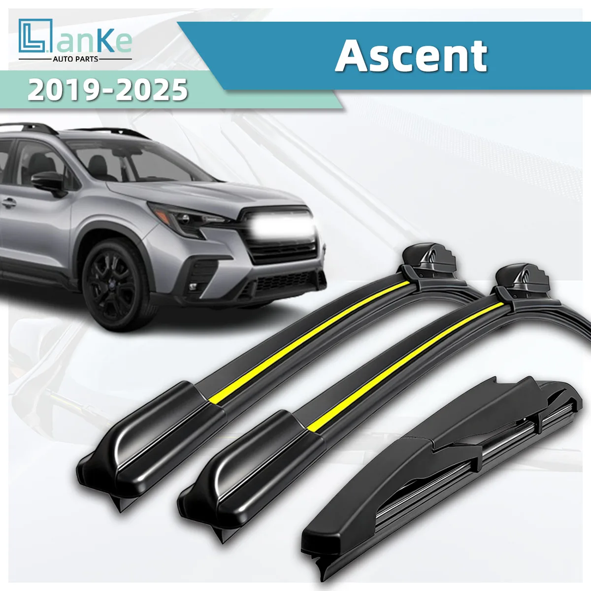 Suitable For Subaru Ascent (2019-2025) Automotive Wipers Natural Rubber Stable Durable Front Windshield Dual Directional Wipers
Suitable For Subaru Ascent (2019-2025) Automotive Wipers Natural Rubber Stable Durable Front Windshield Dual Directional Wipers