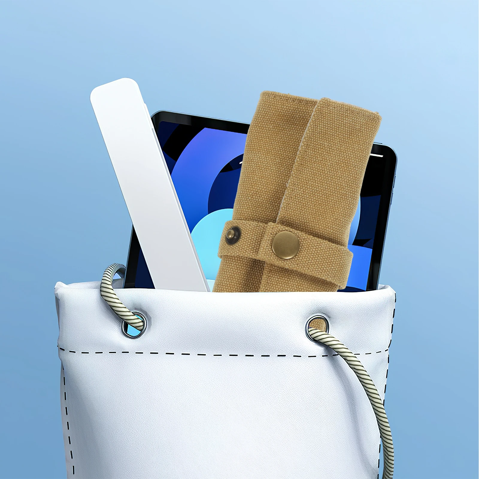 Canvas Storage Bag 5 Slot Travel Roll Organizer Holder Simple Fashionable Light Comfortable For Travel Use
Canvas Storage Bag 5 Slot Travel Roll Organizer Holder Simple Fashionable Light Comfortable For Travel Use