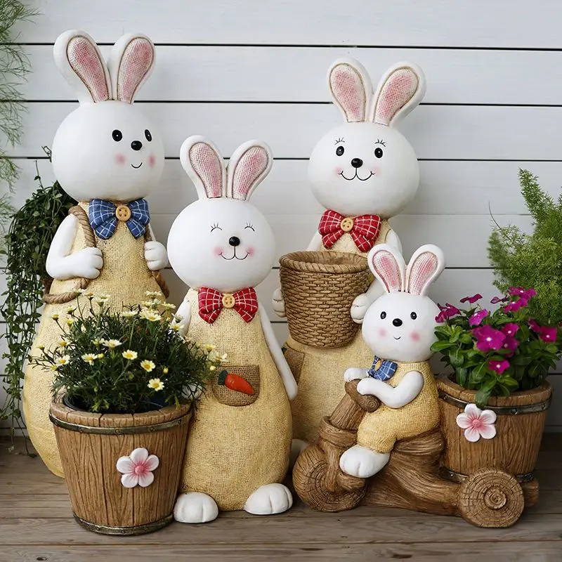 Cute rabbit planter - perfect for balcony, patio, and garden decor - creative succulent outdoor arrangement
Cute rabbit planter - perfect for balcony, patio, and garden decor - creative succulent outdoor arrangement
