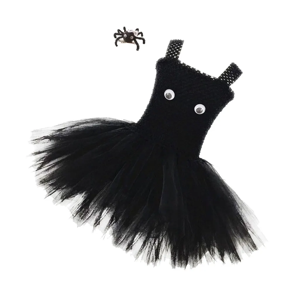 Spider Tutu Dress Girls Halloween Costumes Kids Party Costume Sleeveless Tulle Web Tunic Outfit Breathable Comfortable Role Play
Spider Tutu Dress Girls Halloween Costumes Kids Party Costume Sleeveless Tulle Web Tunic Outfit Breathable Comfortable Role Play