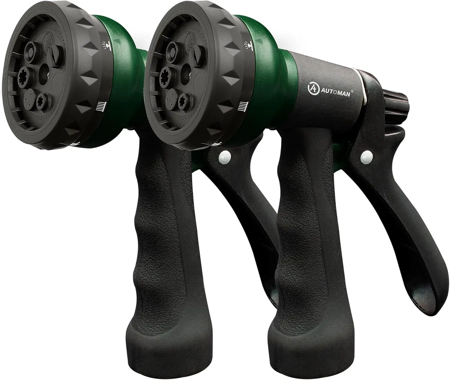 Garden Hose Nozzle 2 Pack with 7 Adjustable Patterns, Ergonomic Sprayer for Watering Plants, Washing Cars, and Cleaning Windows
Garden Hose Nozzle 2 Pack with 7 Adjustable Patterns, Ergonomic Sprayer for Watering Plants, Washing Cars, and Cleaning Windows