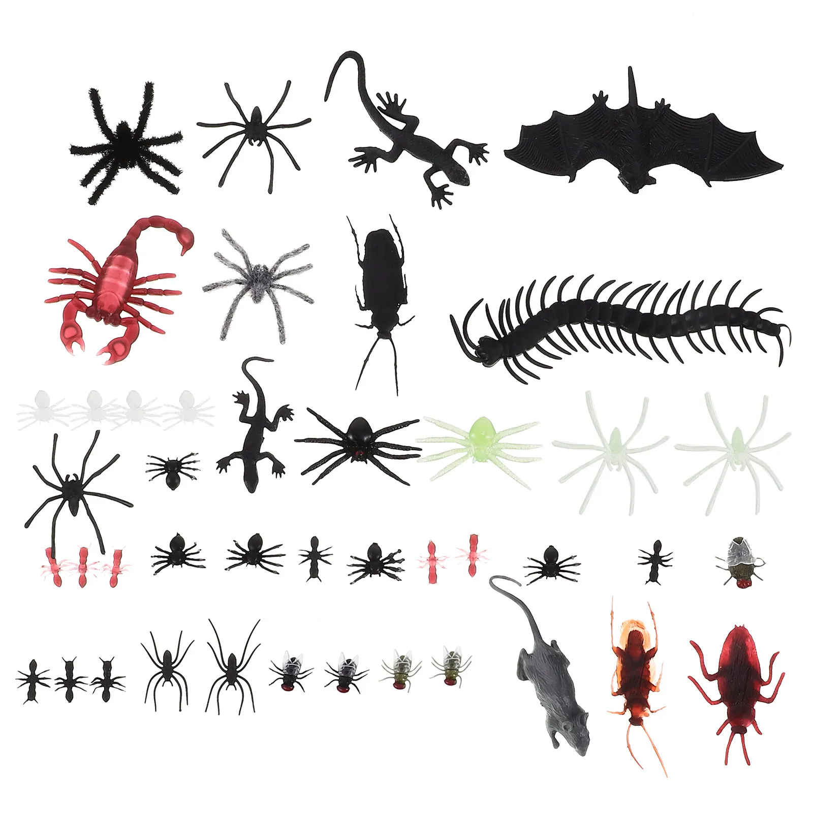 44Pcs Prank Insects Assorted Fake Spiders Bats Halloween Party Props Decoration Realistic Scary Trick
44Pcs Prank Insects Assorted Fake Spiders Bats Halloween Party Props Decoration Realistic Scary Trick